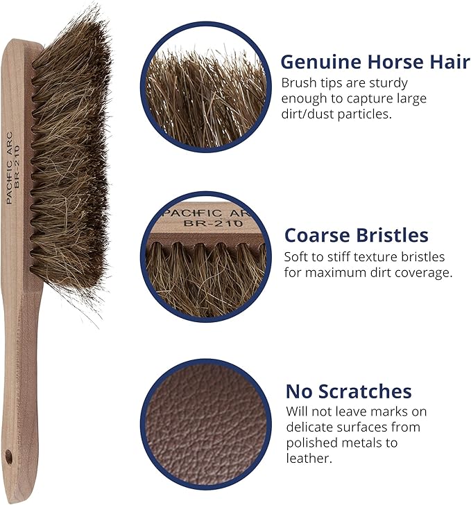 Professional Horse Hair Dust Foxtail Brush, 9 Inches - Image 3