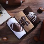 3 Pcs Football Hand Towels for Bathroom Bow Embroidered Bathroom Towels - Image 6