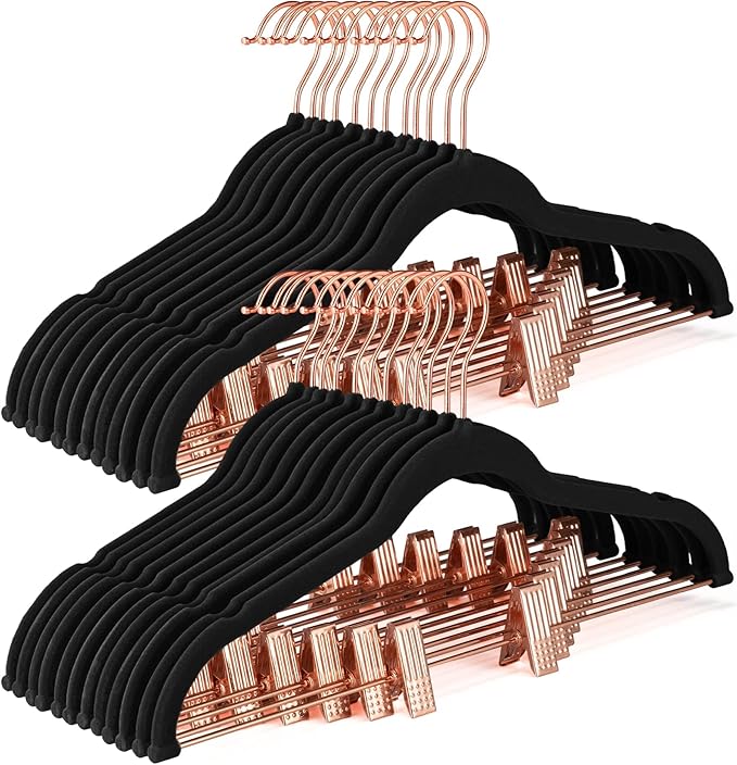 HOUSE DAY Velvet Pants Hangers by HOUSEDAY