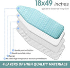 BNDX Ironing Board Cover with Padding 18" x 49" – Non-Slip, Heat-Resistant - Image 2