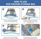 Cozy Essential Vacuum Storage Bags, Compression Space Saver Bags - Image 7