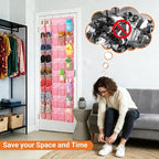 40-Pocket Over the Door Shoe Organizer - Image 6