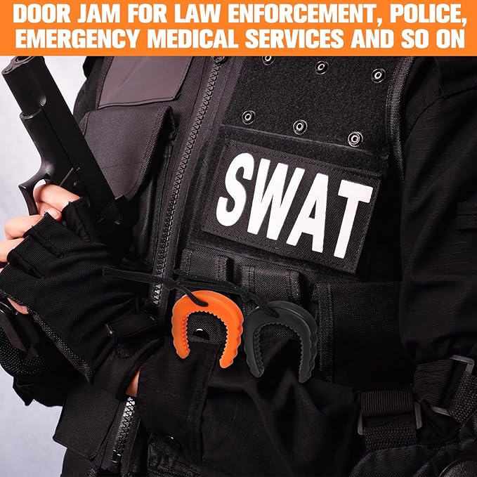 8 Pcs First Responder Door Stops Tactical Police Door Stopper Jam - Image 8