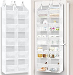 Over The Door Organizer 5 Tiers, Extra Large Behind Door Storage of 10 by Ofiray-home