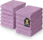 Homaxy 12 Pack Dish Towels for Kitchen, Super Soft and Absorbent Coral Velvet by Homaxy