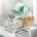 Dish Drying Rack Without Installation 2 Tier Metal Dish Racks by IBEDMAZIE