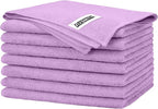 FIXSMITH Purple Microfiber Cleaning Cloth -Pack of 8, Highly Absorbent Cleaning by FIXSMITH