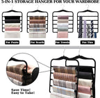 Closet Organizers and Storage, 3 Pack Velvet Pants-Hangers-Space-Saving - Image 3