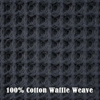 Jacquotha Waffle Hand Towels for Bathroom 2-Piece – Cotton Quick Dry Lint Free - Image 4