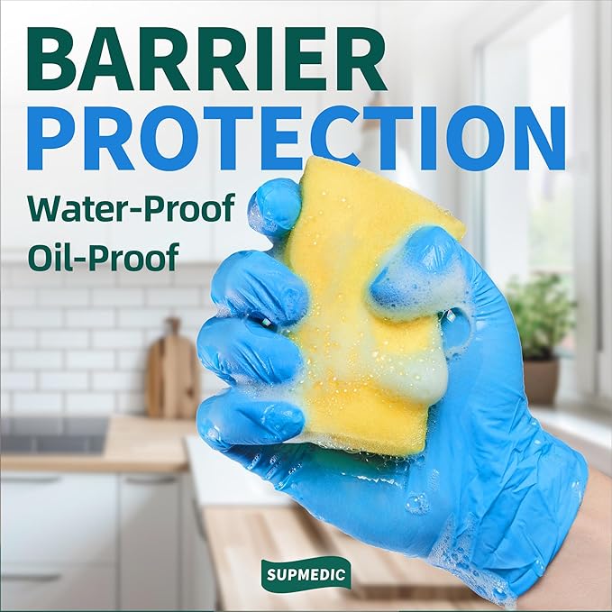 Vinyl Disposable Exam Gloves, 4Mil Powder-Free Latex-Free Food Grade Cooking - Image 4