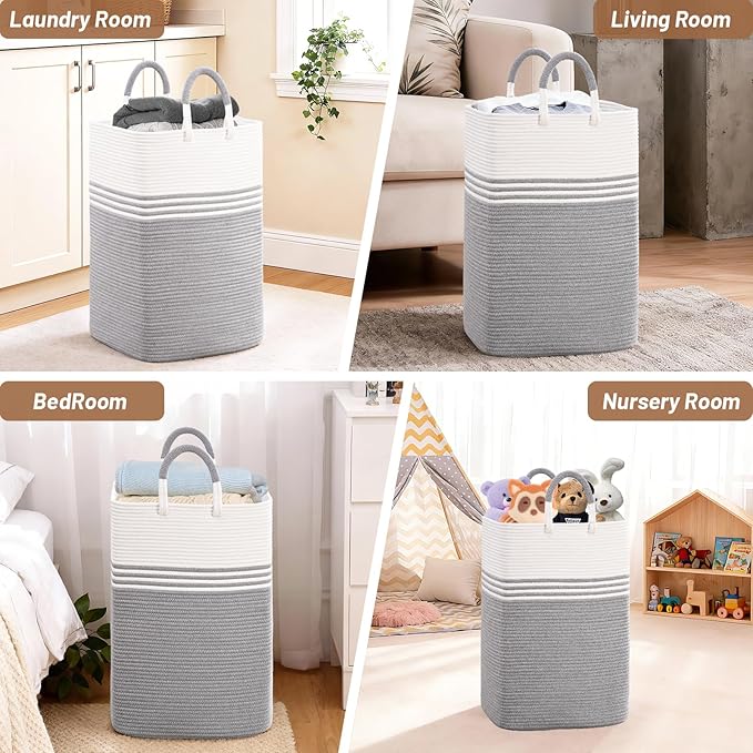 Laundry Basket Hamper, Blanket Storage, Dirty Clothes Hamper - Image 9