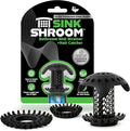 SinkShroom Ultra Bathroom Sink Drain Protector, Stainless Steel, Matte Black by TubShroom