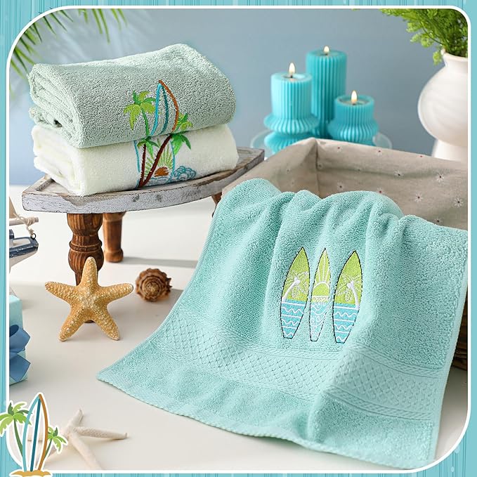 3 Pack Summer Surfboard Hand Towels - Image 5