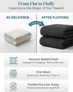 Casa Platino 100% Cotton Bath Towel Pack of 8 - Image 3