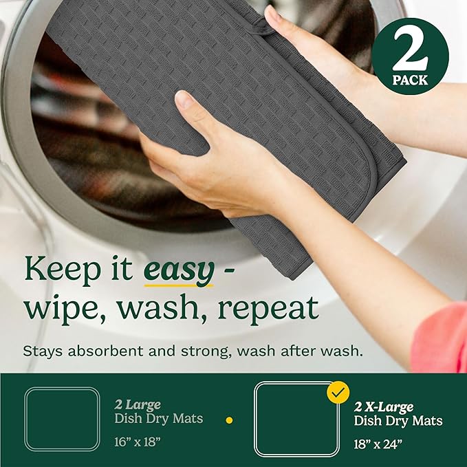 Cuisinart Dish Drying Mats for Kitchen Counter - Image 6