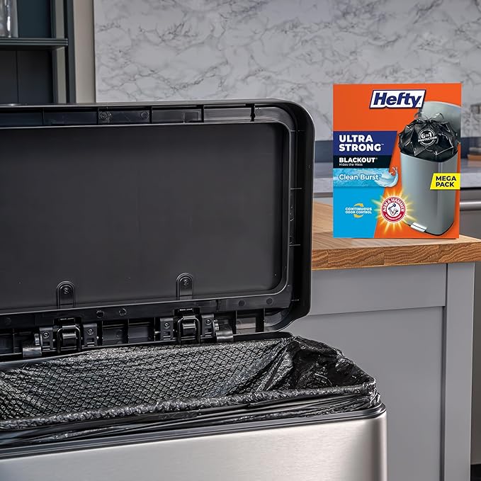 Hefty Ultra Strong Trash Bags, Break Resistant Drawstring Enclosure, Continuous - Image 2