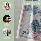 Maison d' Hermine Kitchen Towels Set of 3 100% Cotton 27.50" x 20" Reusable - Image 3