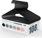 Neaties Heavy Duty Clothes Hangers 100 Pack – Made in The USA – 8lb Capacity by NeatiesHangers