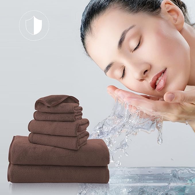 TENSTARS Luxury Silk Hemming Towel Set - Image 4