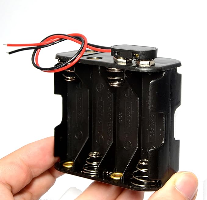 3 Pcs 8 x 1.5V AA Battery Holder Leads - Image 2