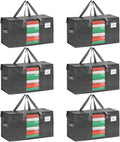 VENO 6 Pack Moving Bags, Comforter and Blanket Storage Bags by Veno