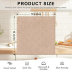 Homaxy 24 Pack Kitchen Dish Cloths, Super Soft and Absorbent Coral Velvet Dish - Image 5