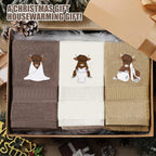 3 Pcs Highland Cow Hand Towels Embroidered Cow Farmhouse Decorative Bath Towels - Image 6