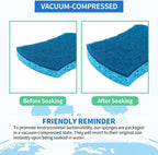 HOMERHYME Non-Scratch Cellulose Scrub Sponges 24 Pack, Kitchen Sponge - Image 6