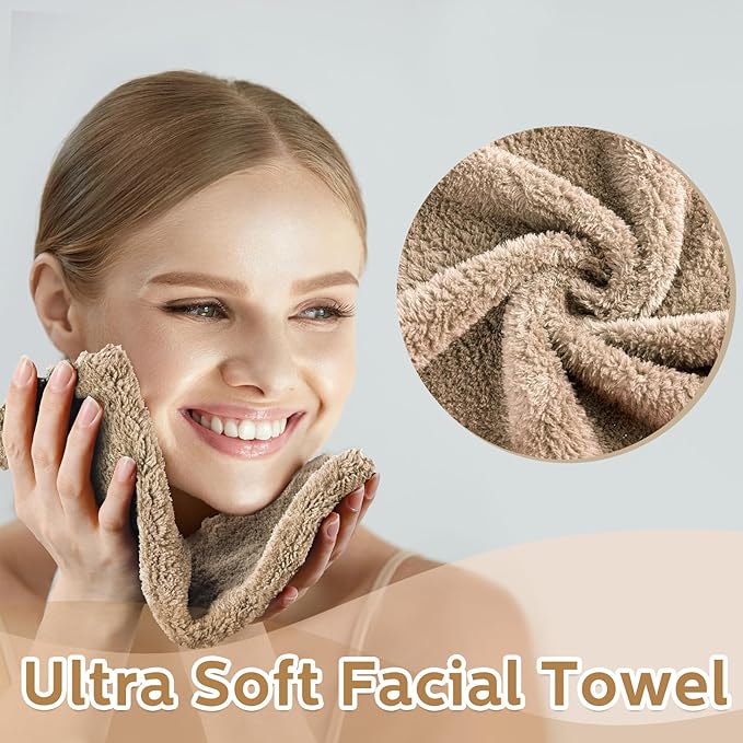 Newwiee 100 Pcs Washcloths Quick Drying Bathroom Wash Clothes 12 x 12 Inch Face - Image 4