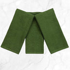 Serafina Home Avocado Forest Green Kitchen Hand Dish Towels: Oversized 28" x 18" - Image 4