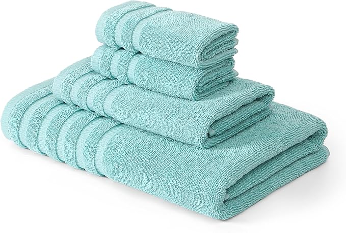 Modern Threads Oxford 6-Piece 100% Cotton Towel Set – Yarn Dyed Jacquard & - Image 7