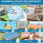 Travel Vacuum Bags with Rechargeable Cordless Pump, 20 Pack Vacuum Seal Bags - Image 4