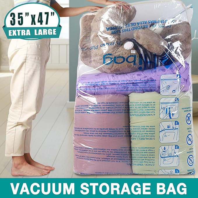 XXL Jumbo Size 47''X35'' Vacuum Storage Space Saver Bags Extra Large - Image 4