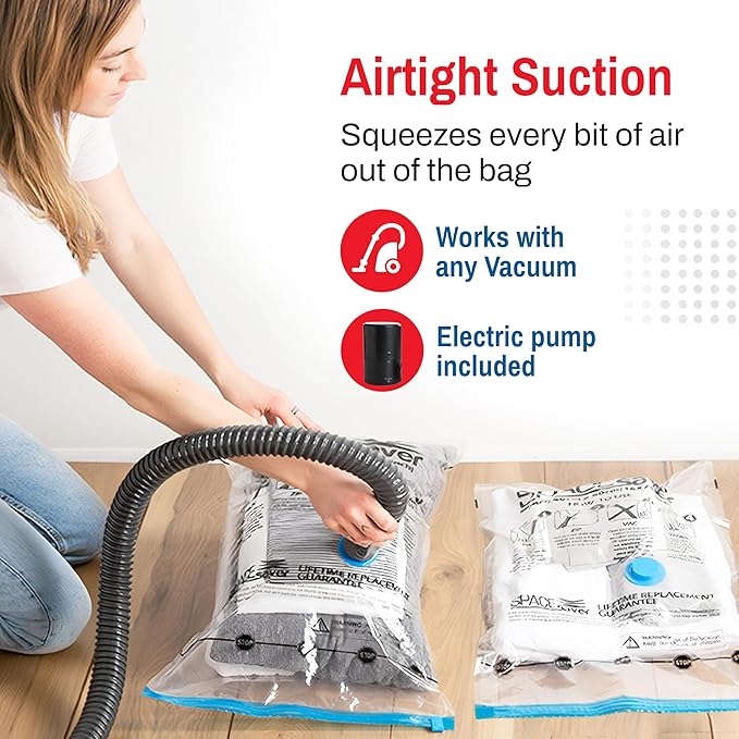 15-Pack Variety Vacuum Storage Bags - Image 4