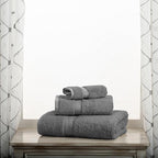 SUPERIOR Egyptian Cotton Pile 3 Piece Towel Set, Includes 1 Bath, 1 Hand - Image 2
