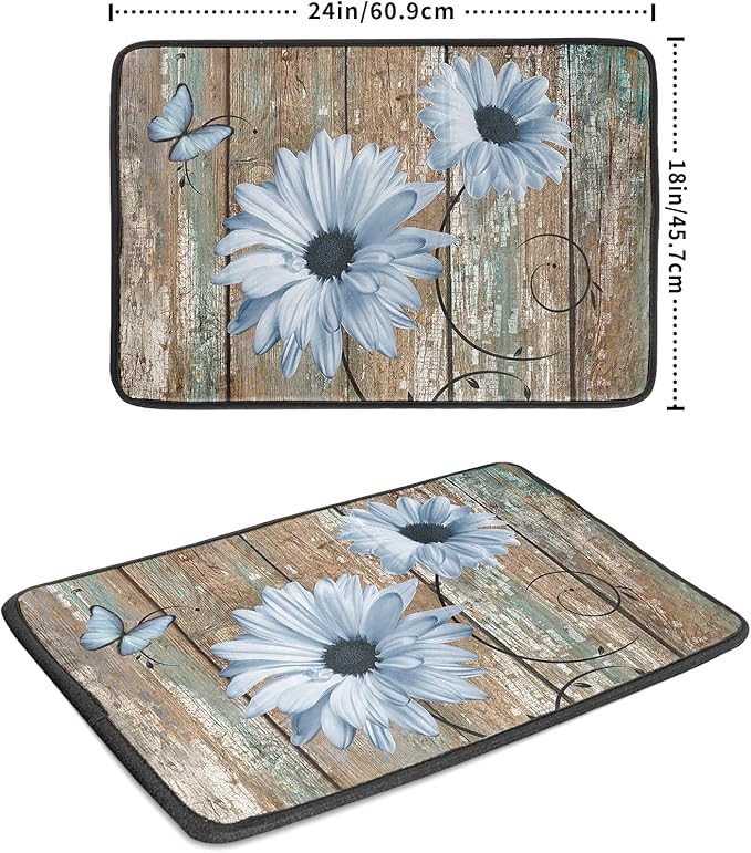 Giwawa Rustic Daisy Dish Drying Mat - Image 2