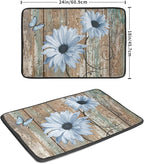 Giwawa Rustic Daisy Dish Drying Mat - Image 2