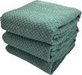 Serafina Home Dark Emerald Green Kitchen Hand Dish Towels: Oversized 28" x 18" by SerafinaHome