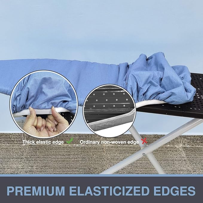 Ironing Board Cover and Pad, Standard Size 15x54, Thick Padding, Elastic Edge - Image 4