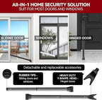 AceMining Upgraded Door Security Bar & Sliding Patio Bar, Heavy Duty Stoppers - Image 2