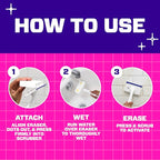 Mr. Clean Magic Eraser Shower & Tub Scrubber, Bathroom Cleaner, All in One - Image 9
