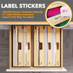 SpaceAid WrapNeat 2 in 1 Wrap Organizer - Image 3