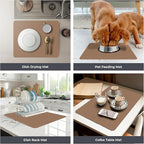 Dish Drying Mat Super Absorbent – 16" x 12" Coffee Mat - Image 7