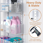 Over The Door Organizer, Metal Door Organizer Hanging - Image 7