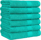 Amazon Basics Fade-Resistant 100% Cotton Hand Towels by AmazonBasics