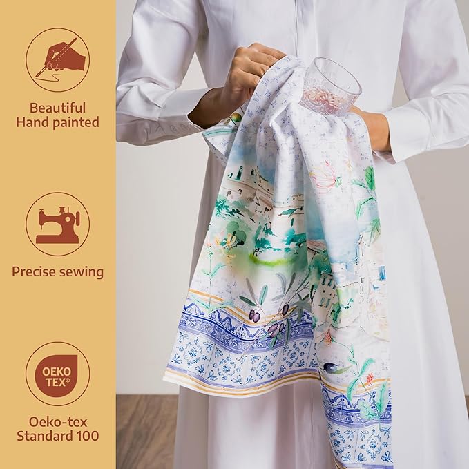 Maison d' Hermine Kitchen Towel 100% Combed Cotton Premium Set of 3 - Image 2