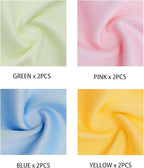 AIMI Assorted Colors Microfiber Cleaning Cloths - Image 6