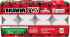 Brawny Tear-A-Square 3-Ply Paper Towels, 8 Triple Rolls = 24 Regular Rolls - Image 2