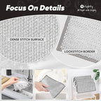 Orighty 12 Pcs Multipurpose Wire Dishwashing Rag, Non-Scratch Wire Dish - Image 3