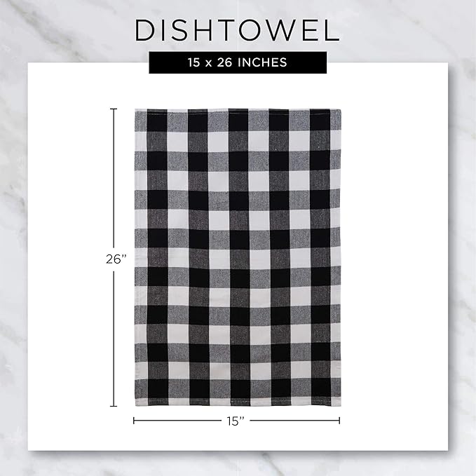 DII Basic Terry Collection Waffle Dishtowel Set, Solid Artichoke, 4 Piece - Image 9